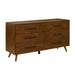 Emery Pecan 6 Drawer Dresser image