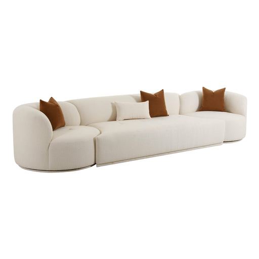 Fickle Cream Boucle 3-Piece Modular Sofa image