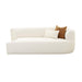 Fickle Cream Boucle Modular RAF Loveseat - Home And Beyond