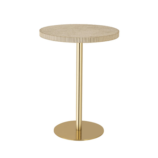 Fiona Gold Stone Side Table image