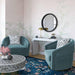 Flapper Bluestone Swivel Chair - Home And Beyond