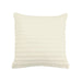 Furry Cream Vegan Fur Square Accent Pillow - Home And Beyond