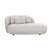 Galet Grey Velvet Chaise - Home And Beyond