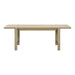 Gata Light Teak Outdoor Rectangular Dining Table - Home And Beyond