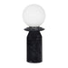 Globe Onyx Black Marble Lamp - Home And Beyond