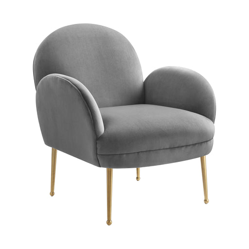 Gwen Grey Velvet Chair image