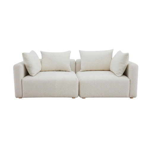 Hangover Cream Boucle Loveseat image