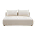 Hangover Cream Linen Modular Loveseat - Home And Beyond