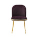 Harley Eggplant Velvet Dining Chair - Home And Beyond