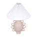 Hazza Cream Pleated Table Lamp - Home And Beyond