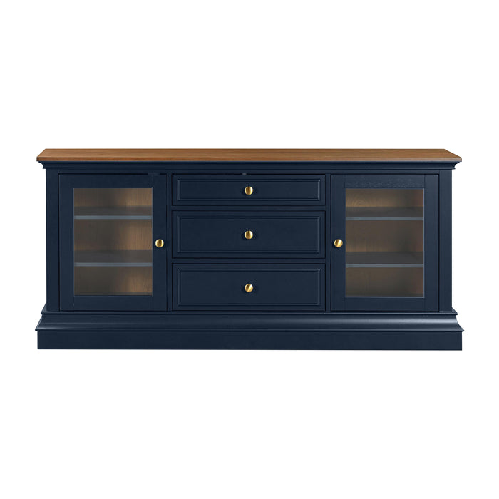 Hudson Blue Entertainment Console - Home And Beyond