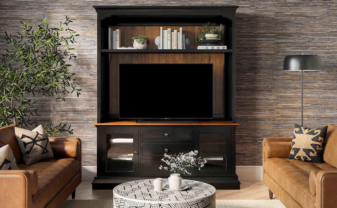 Hudson Charcoal Entertainment Center for TVs up to 70" - Home And Beyond