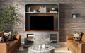 Hudson Gray Entertainment Center for TVs up to 70" - Home And Beyond