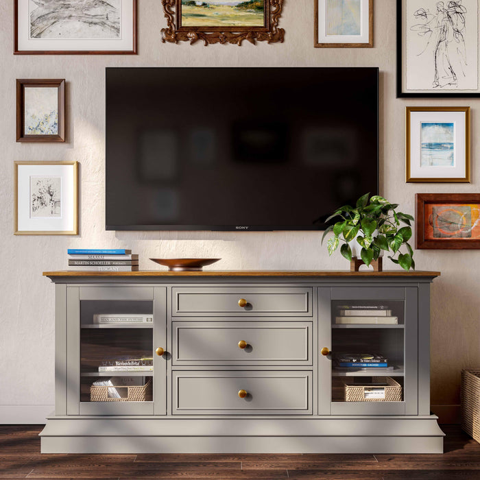 Hudson Gray Entertainment Console - Home And Beyond