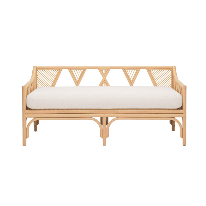 Jayla Natural Rattan Bench - Home And Beyond