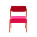 Jolene Hot Pink Velvet Accent Chair - Home And Beyond