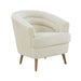 Jules Cream Velvet Accent Chair image