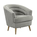 Jules Light Grey Velvet Accent Chair image