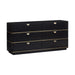 Julieta Black 6 Drawer Dresser image