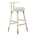 Juniper White Vegan Leather Barstool image