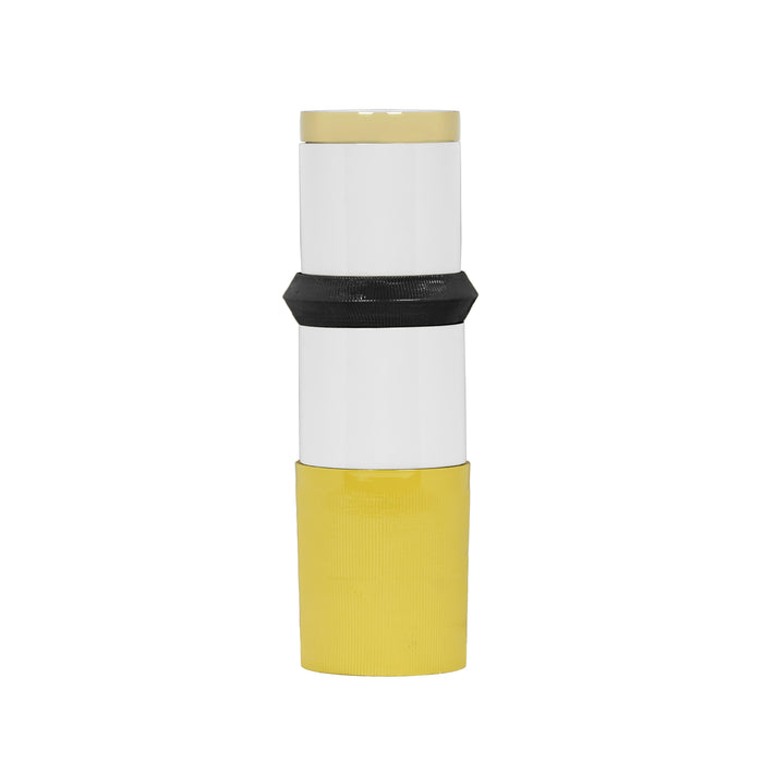 Kaonashi Mustard Yellow Vase - Home And Beyond