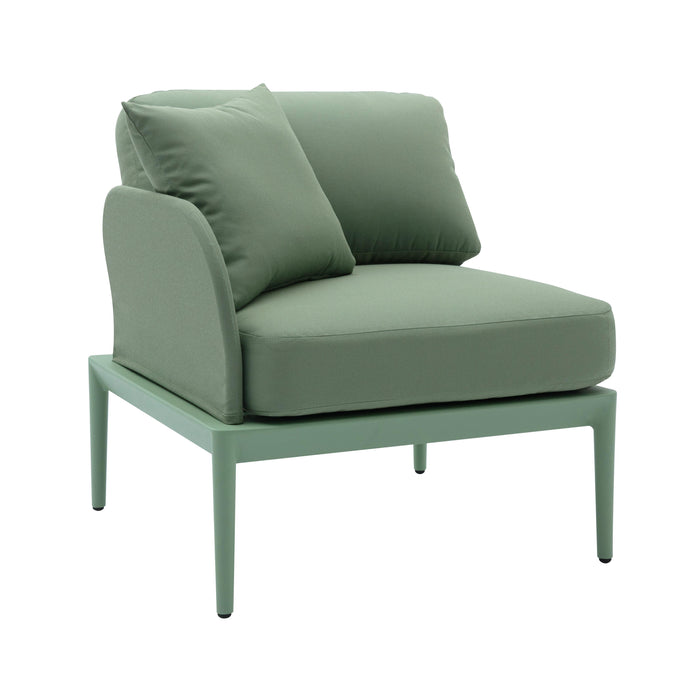 Kapri Moss Green Modular Outdoor LAF Corner Seat image