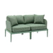 Kapri Moss Green Modular Outdoor Loveseat image