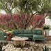 Kapri Moss Green Outdoor Ottoman - Home And Beyond