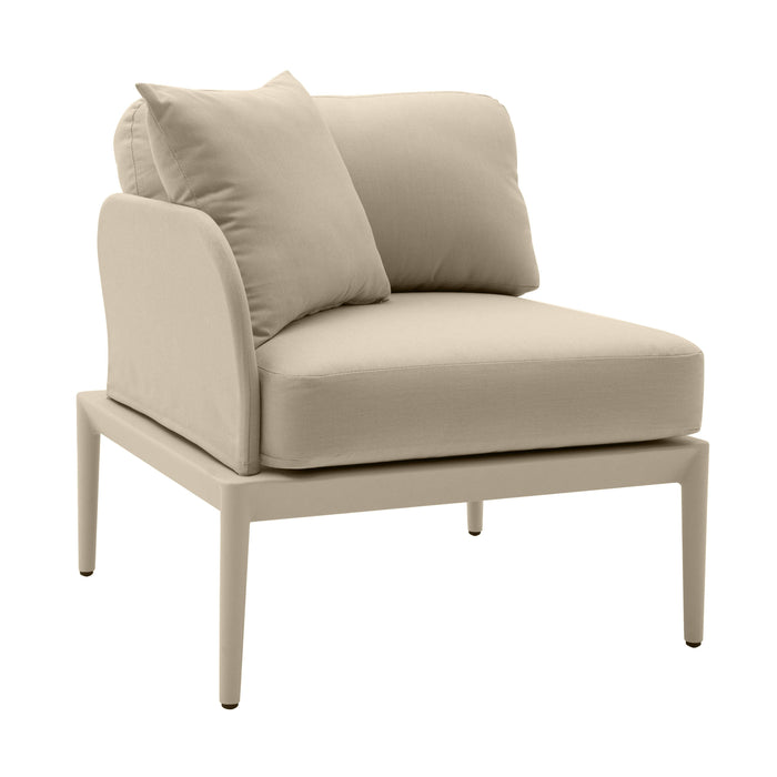 Kapri Taupe Modular Outdoor LAF Corner Seat image