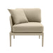 Kapri Taupe Modular Outdoor LAF Corner Seat - Home And Beyond