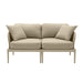 Kapri Taupe Modular Outdoor Loveseat - Home And Beyond