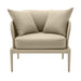 Kapri Taupe Outdoor Armchair - Home And Beyond