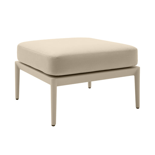 Kapri Taupe Outdoor Ottoman image