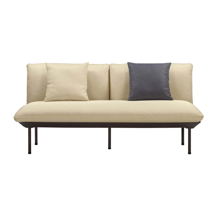 Katti Beige Outdoor Loveseat - Home And Beyond