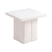 Kayla White Concrete Side Table image