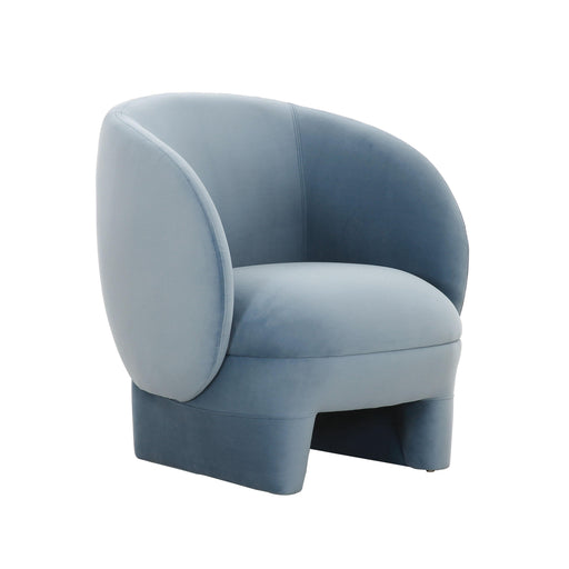 Kiki Blue Stone Velvet Accent Chair image