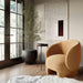 Kiki Cognac Velvet Accent Chair - Home And Beyond