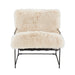 Kimi Natural Genuine Sheepskin chair - Home And Beyond