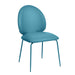 Lauren Blue Vegan Leather Kitchen Chairs - Set of 2 image