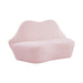 Lips Blush Velvet Settee - Home And Beyond