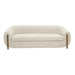 Lina Cream Textured Linen Sofa - Home And Beyond