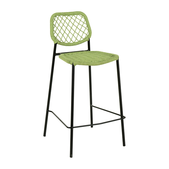 Lucy Green Dyed Cord Outdoor Counter Stool image