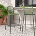 Lucy Green Dyed Cord Outdoor Counter Stool - Home And Beyond