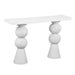 Lupita White Console Table image