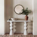 Lupita White Console Table - Home And Beyond