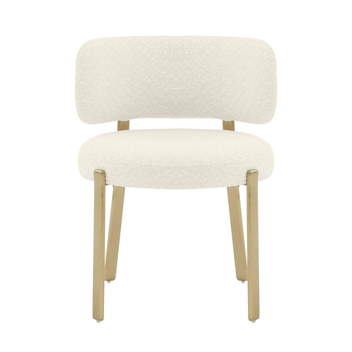 Margaret Cream Boucle Dining Chair - Home And Beyond