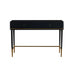 Mariah Two Drawer Black Desk - Home And Beyond