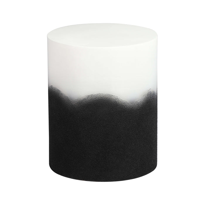 Matra Black and White Side Table - Home And Beyond