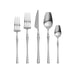 Millie Brushed Silver Stainless Steel Flatware - Set of 5 Pieces - Service for 1 - Home And Beyond