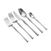 Millie Brushed Silver Stainless Steel Flatware - Set of 5 Pieces - Service for 1 image